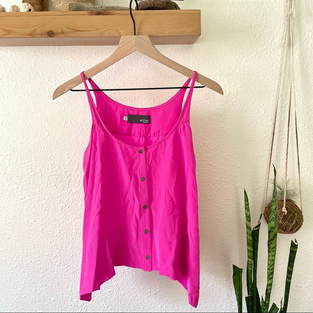 Myne Los Angeles silk top